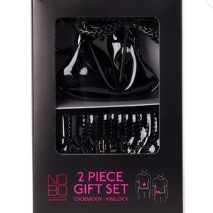 NWT No Boundaries Black Micro Mini Crossbody Handbag and Kisslock